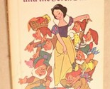 Vintage Disney Snow White &amp; the Seven Dwarfs Book Hardback 1973 - $5.93