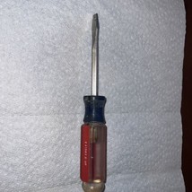 Vintage Craftsman Slotted Flathead Screwdriver 41583 WF 1/4” Made in USA - £9.30 GBP