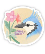 Bluejay Floral Vinyl Sticker - €3,41 EUR