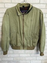 Vintage Ralph Lauren Chaps Jacket Size M Coat ￼ Classic High-Quality Khaki Plaid - £23.73 GBP