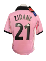 ZIDANE RETRO SOCCER JERSEY 1997-1998 PINK COLOR - $49.00