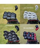Golf Club Iron 4-9-PAS Head Cover Titleist Black White Red 9pcs Set - $420.61 MXN+
