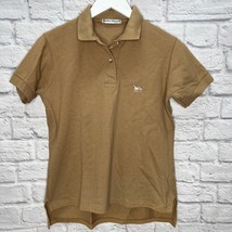 Vintage High Horse Sportwear Dallas Polo Shirt Womens Size L Brown Embro... - £19.42 GBP