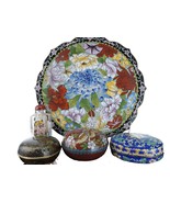 Vintage Chinese Cloisonné Reverse Painted Bottle Collection - $301.95