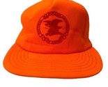 National Rifle Association Hat Orange Snapback Vintage Hunting USA - $14.80