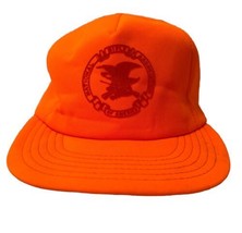 National Rifle Association Hat Orange Snapback Vintage Hunting USA - $14.80