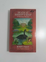 death At Bishop&#39;s Keep by Robin Paige 1998 paperback  fiction novel - £4.72 GBP