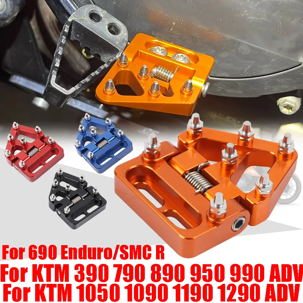 Foldable Rear Brake Pedal Step Tip Plate For KTM 390 790 890 990 950 1050 1090 - £22.09 GBP+