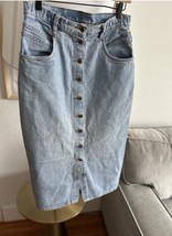 Vintage Bill Blass Blue Bottoms Retro Y2K 90’s  Skirt Size 12 - $475.18 MXN