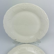 Tabletops Unlimited Lifestyles VERSAILLES White Dinner Plate 10 5/8” SIN... - £9.90 GBP