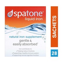 Spatone Natural Liquid Iron Supplement Original 25ml Sachets x 28 - £14.14 GBP