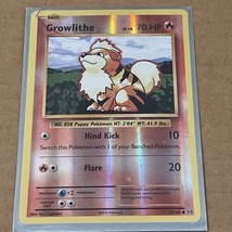 Pokemon Card XY Evolutions Reverse Holographic #17/108 GROWLITHE Near Mi... - £3.99 GBP