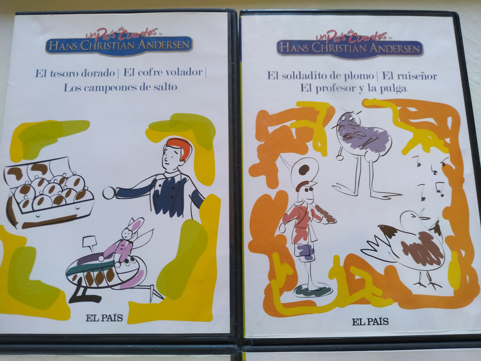 Cuentos Hans Christian Andersen 12 Cuentos Soldadito De Plomo - 4 X DVD Region 2 Item image 2