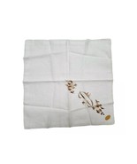 Vintage Gold Embroidered Monogram Letter &quot;D&quot; Hanky Hankerchief 14&quot;x14&quot; S... - $242.13 MXN