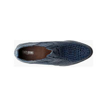 Stacy Adams Sandoval Cuban Heel Boot Croco print Navy 25666-410 image 4
