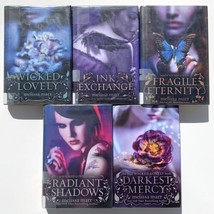 Wicked Lovely Series 1-5 book lot by Melissa Marr 1st hardcover EX LIBRARY AS IS - £21.57 GBP
