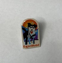 EXXON MOBIL Blinkee Enamel Light up Advertising Pin Husky Dog Vintage - £13.75 GBP