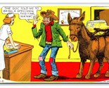 Comic Man Brings the Wrong Urine Sample to the Doctor UNP Chrome Postcar... - $3.91