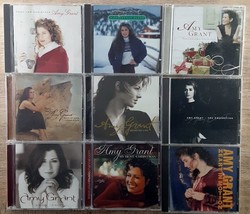 Amy Grant CD lot x 9 Christmas Simple Things Collection Behind The Eyes Heart In - $17.09