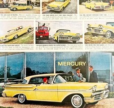 1958 Mercury Marauder V-8 Car Advertisement Automobilia Life Magazine HM2Y - $29.99