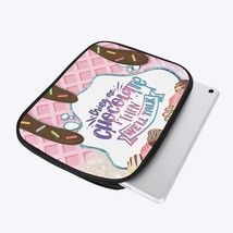 iPad Sleeve - Bring me Chocolate then we&#39;ll talk, awd-666 - £25.61 GBP