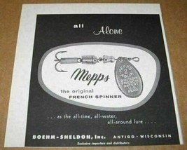 1958 Print Ad Mepps Original French Spinner Fishing Lures Antigo,Wisconsin - £7.18 GBP