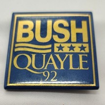 Vintage 1992 Bush - Quayle Political Republican 1.5&quot; Pin - £10.24 GBP