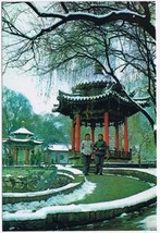 Postcard Pavilion Of Rosy Sunset &amp; Pavilion Of Morning Glory China - £3.81 GBP