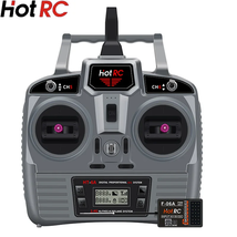 Upgrade Hotrc HT-6A 2.4G 6CH RC Transmitter FHSS &amp; 6CH Receiver with Box for FPV - £55.47 GBP