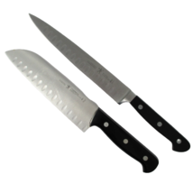 2  J. A. Henckels International Knives Santoku 7&quot; 31428-180 Carving 8&quot; 31164-200 - £14.80 GBP