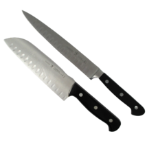 2  J. A. Henckels International Knives Santoku 7&quot; 31428-180 Carving 8&quot; 31164-200 - £14.77 GBP