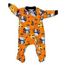 NB Peanuts Snoopy 1 Piece Halloween Romper Orange NWOT Having a Halloween Baby? - £7.51 GBP