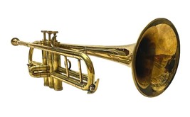 New Brass Polished Bb Trumpet Mouthpiece for Students Replica item new - £108.61 GBP