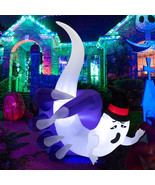6 Ft Halloween Inflatable Hand Hold The Ghost With Built-In Led &amp; Air Bl... - £52.57 GBP