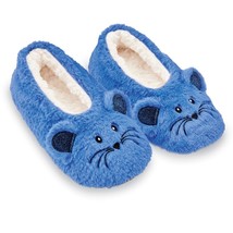 Women&#39;s Kitty Cat Plush Slippers Non-Slip Warm Fuzzy House Shoe Sizes S/... - $19.33