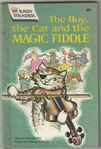 The Boy The Cat and the Magic Fiddle 1964 Wonder Books Easy Reader Tamara Witt - £7.87 GBP