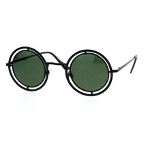 Unisex Fashion Sunglasses Target Aim Round Circle Metal Frame UV400 - £8.75 GBP