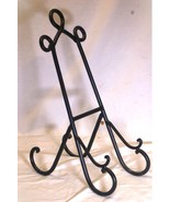 Wrought Iron Display Easel Stand Art Picture Plate Book Holder a - $616.04 MXN