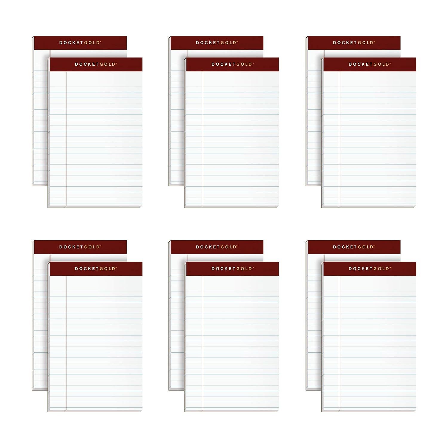 TOPS Tops Docket Gold Jr. Legal Ruled White Legal Pads (TOP63910) 5 x 8 Inch - $50.99