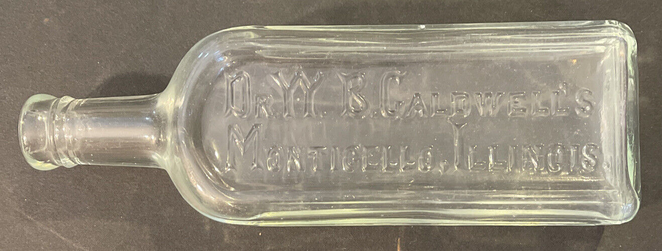 Primary image for Vtg Bottle Dr. YY. B Caldwell's Syrup Pepsin Dr Caldwell Inc Monticello Illinois