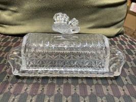 Bezrat Lead Free Crystal Clear Glass Butterfly Butter Dish - $27.23