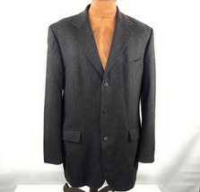 Brooks Brothers 346 Wool Herringbone 3-Button Blazer Sport Coat Size 42L - £31.92 GBP