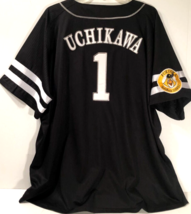 Seiichi Uchikawa #1 Softbank Hawks Black Fukuoka Baseball Japanese Jersey 2XL - £135.21 GBP