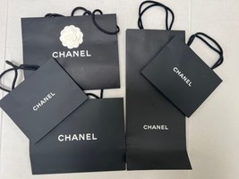 Chanel Gift Bag 12 x 5 x 9.5 Shopping Supplies Lot of 5 Bags - £39.36 GBP