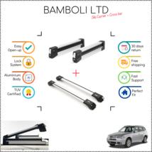 Bamboli 19&quot; Ski Carrier &amp; Silver Cross Bar Set For Bmw X3 03-10 4pcs - £173.60 GBP