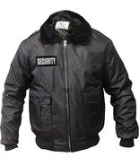 First Class Watch-Guard Bomber Jacket with Reflective Security ID Size S... - $1,024.79 MXN