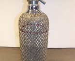 Antique Sparkletts Siphon Bottle Wire Mesh Art Deco Chrome #175 Czechosl... - $112.49