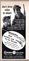 1960 Print Ad Crosman Pell Guns Hahn BB Guns Fairport,NY - £7.24 GBP