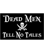 Dead Men Tell No Tales 3&#39;X5&#39; Flag ROUGH TEX® 100D - £14.91 GBP