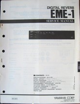 Yamaha Service Manual Original Book Pick  EMT-1 EMQ-1 EMR-1 EME-1 Half R... - $19.99